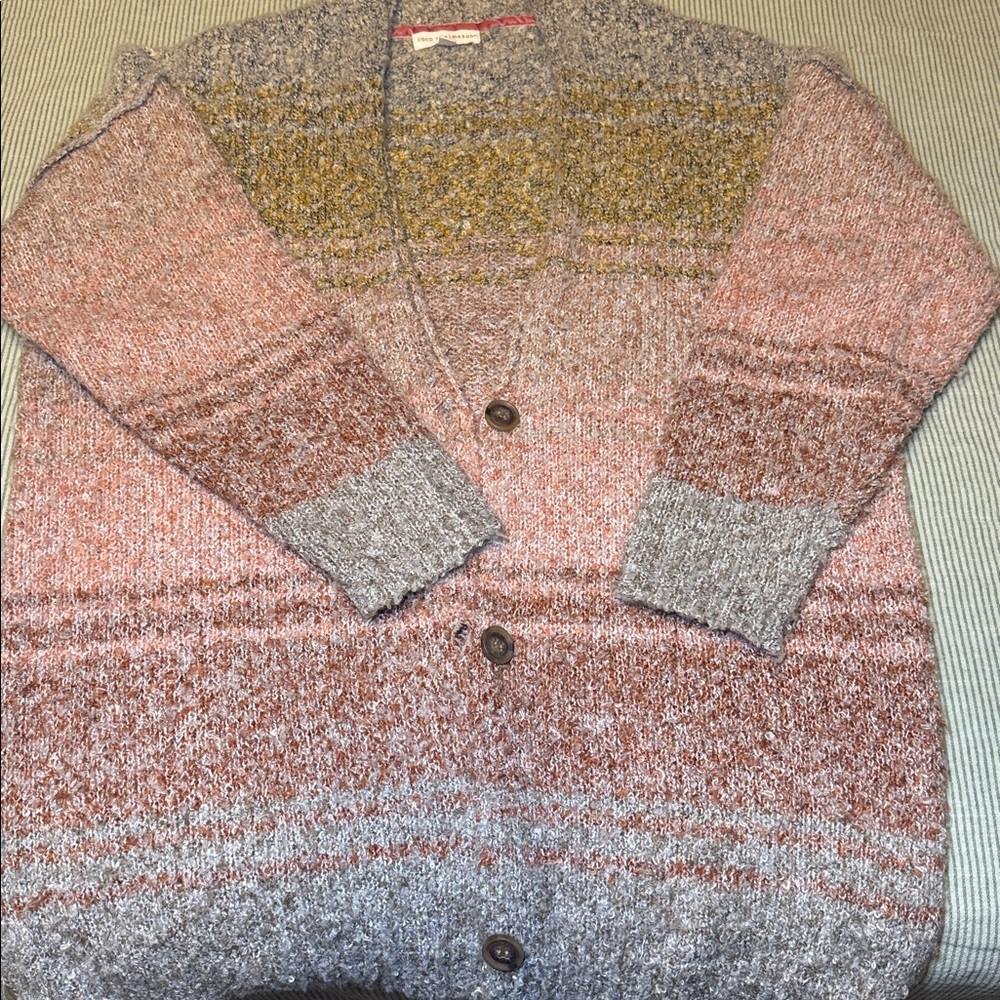 COCO& JAIMESON Multicolor Knit Cardigan